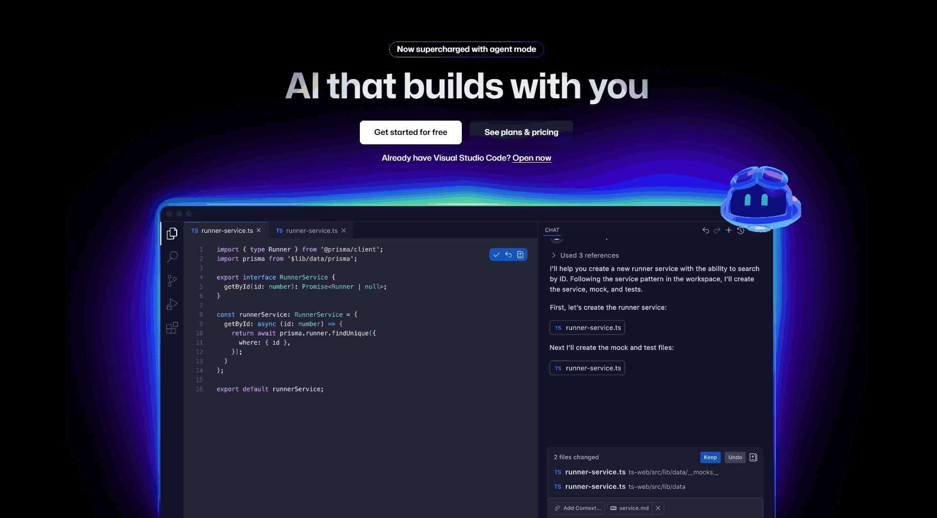GitHub Copilot screenshot