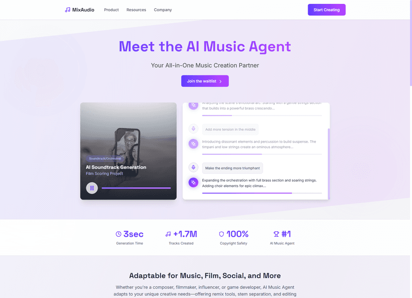 MixAudio screenshot