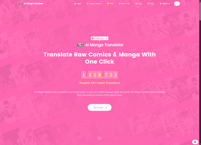 AI Manga Translator screenshot
