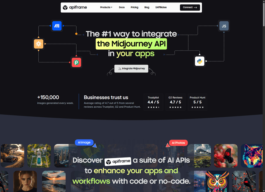 APIFRAME screenshot