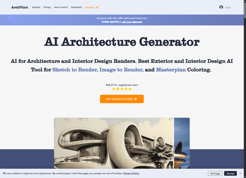 ArchiVinci AI screenshot