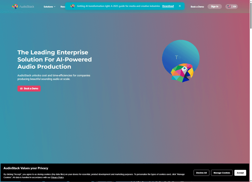 AudioStack screenshot