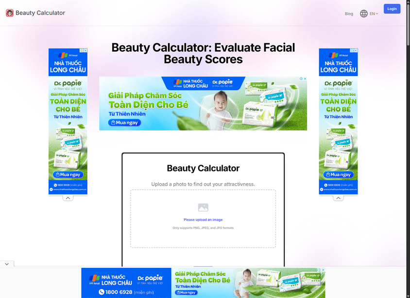 AI Beauty Calculator screenshot