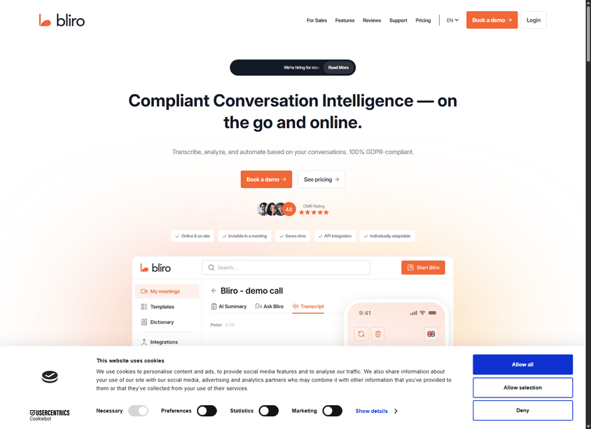 Bliro screenshot