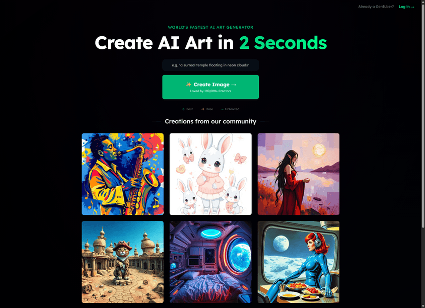GenTube screenshot