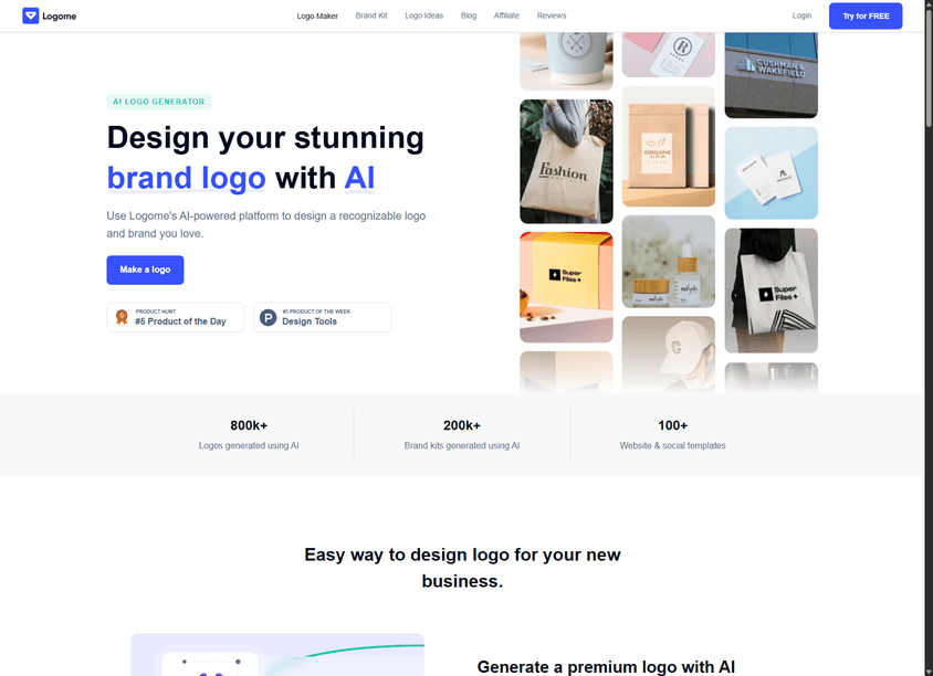 Logome AI screenshot