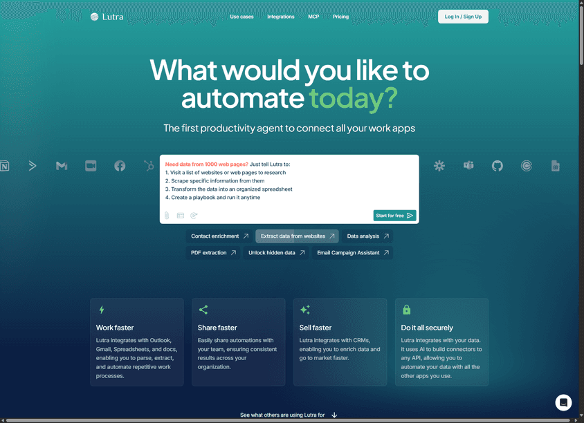 Lutra AI screenshot