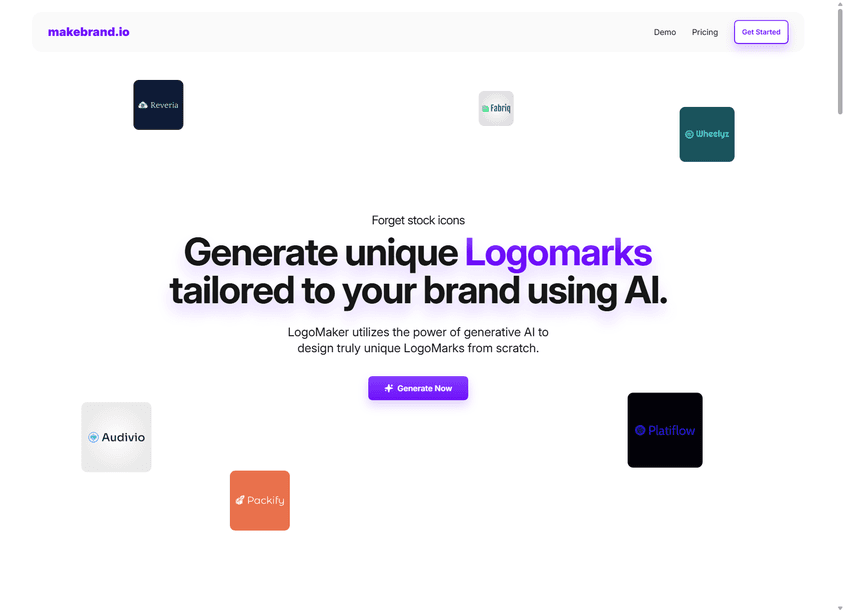 MakeBrand LogoMaker screenshot