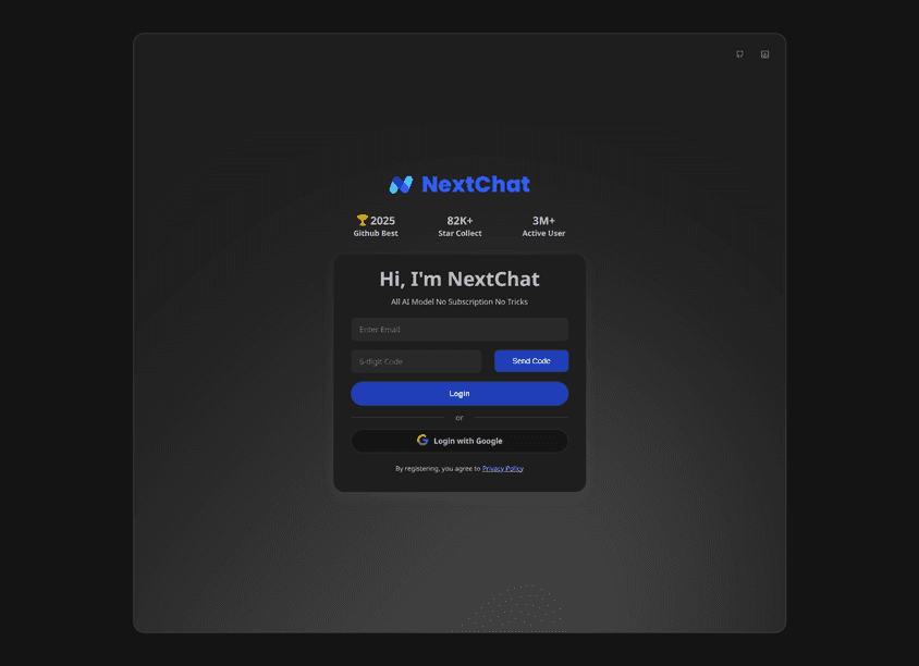 NextChat AI screenshot
