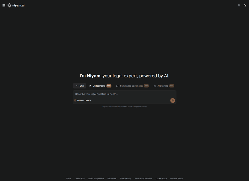 Niyam.ai screenshot