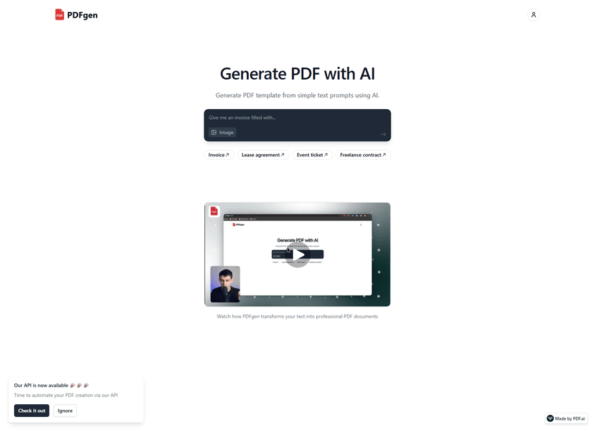 PDFgen screenshot