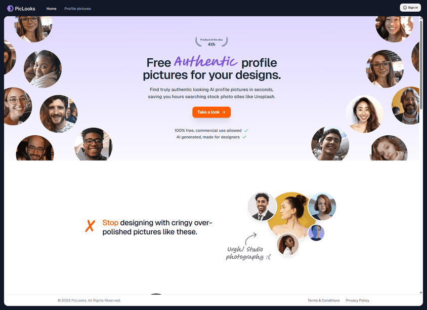 PicLooks AI Avatars screenshot