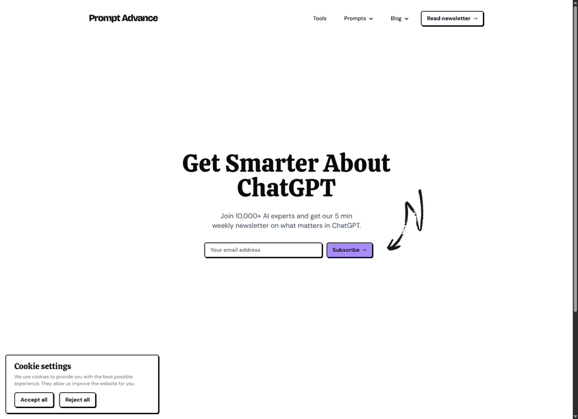 Prompt Advance screenshot