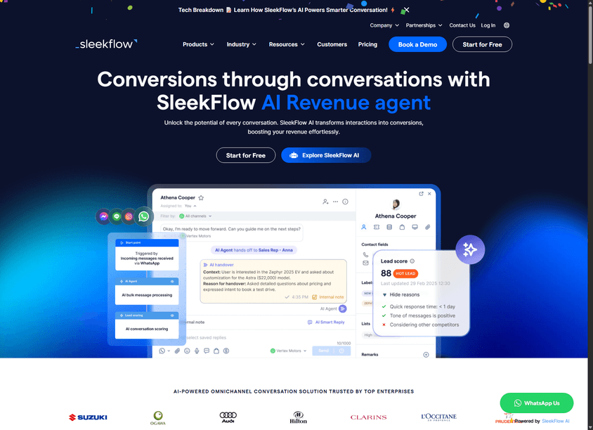 SleekFlow screenshot