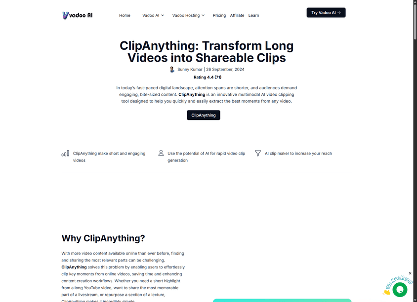ClipAnything AI screenshot