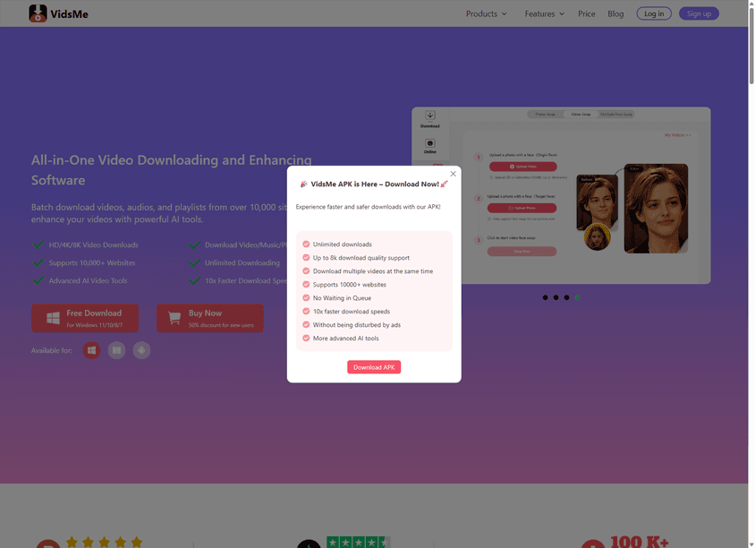 VidsMe screenshot
