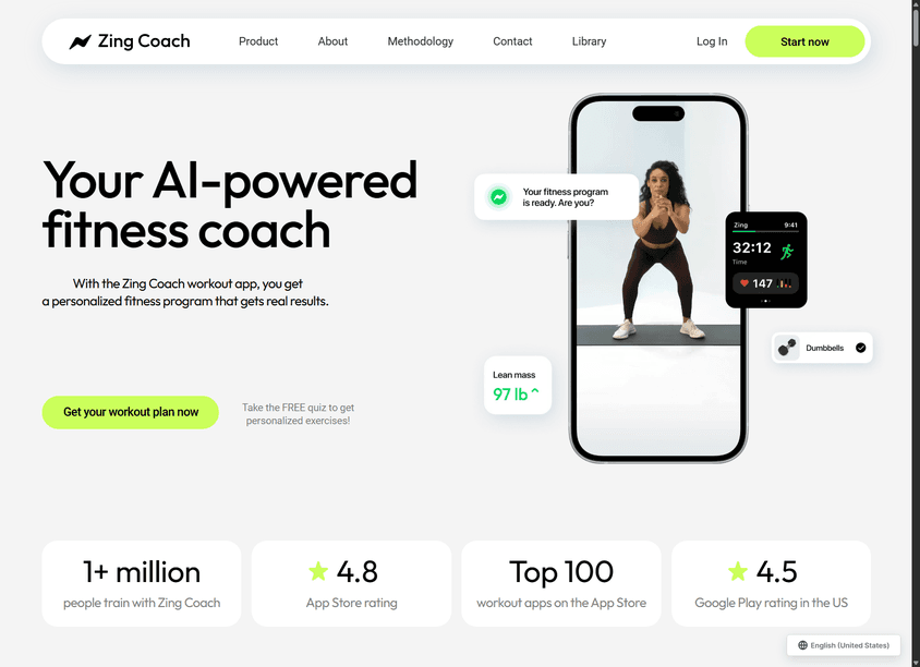 Zing Coach screenshot